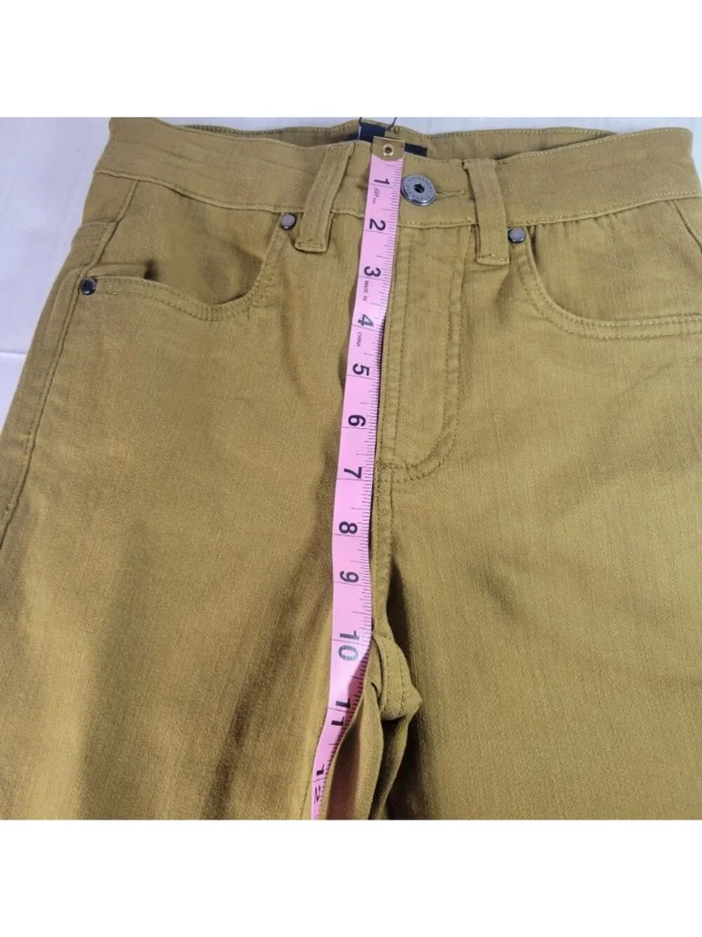 Universal Standard Yellow Mid Rise Seine 27